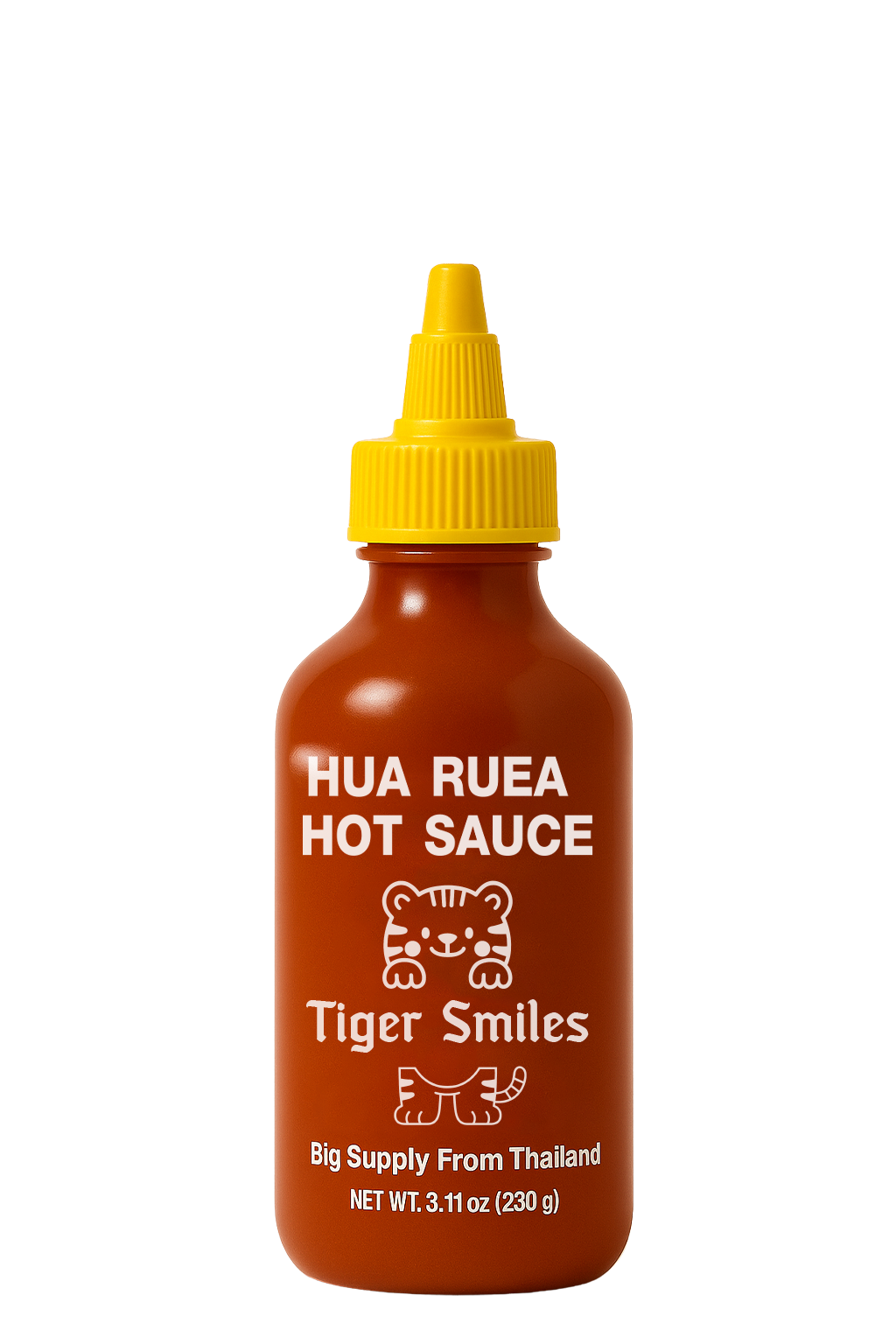Tiger Smiles Hua Ruea Hot Sauce 230g x 48 Bottles